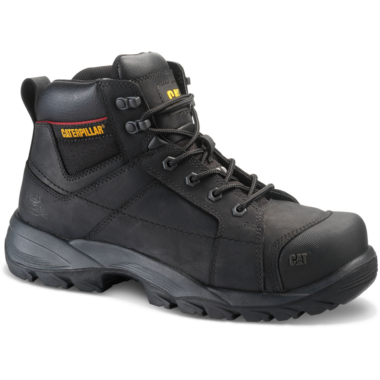 Caterpillar Crossrail St - Mens Safety Boots - Black - NZ (486TGSALY)